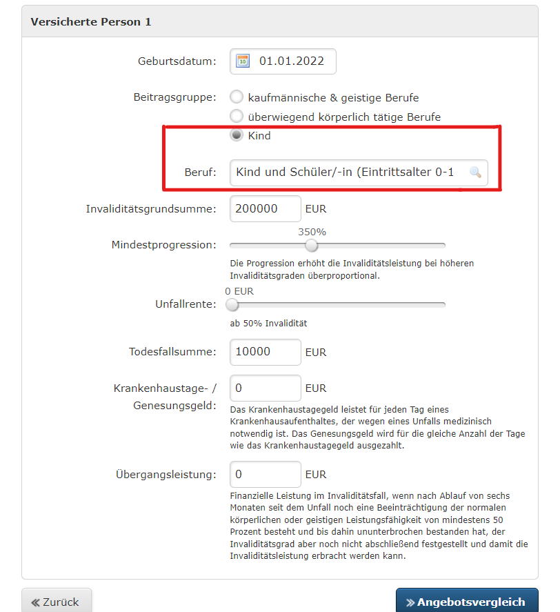 kinder unfallversicherung