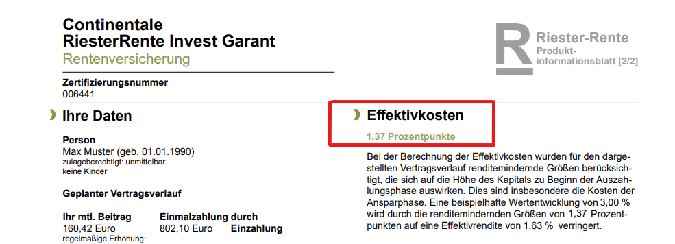 riester-rente-effektivkosten