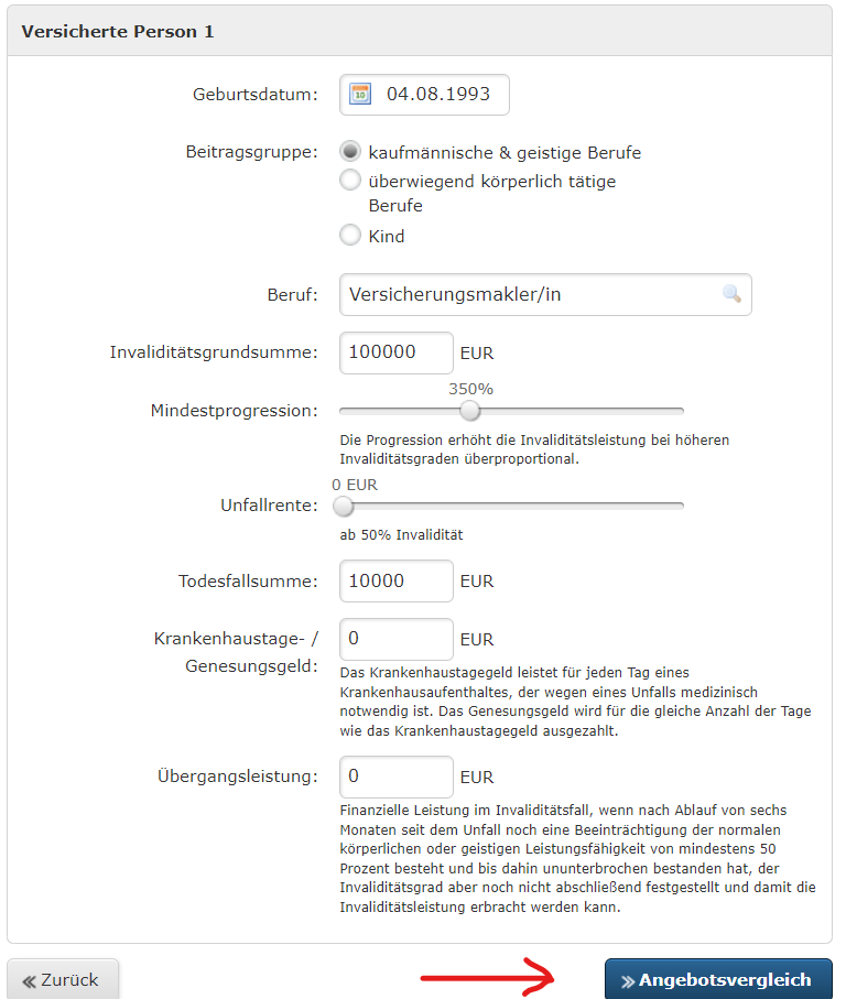 unfall vergleichsrechner 2
